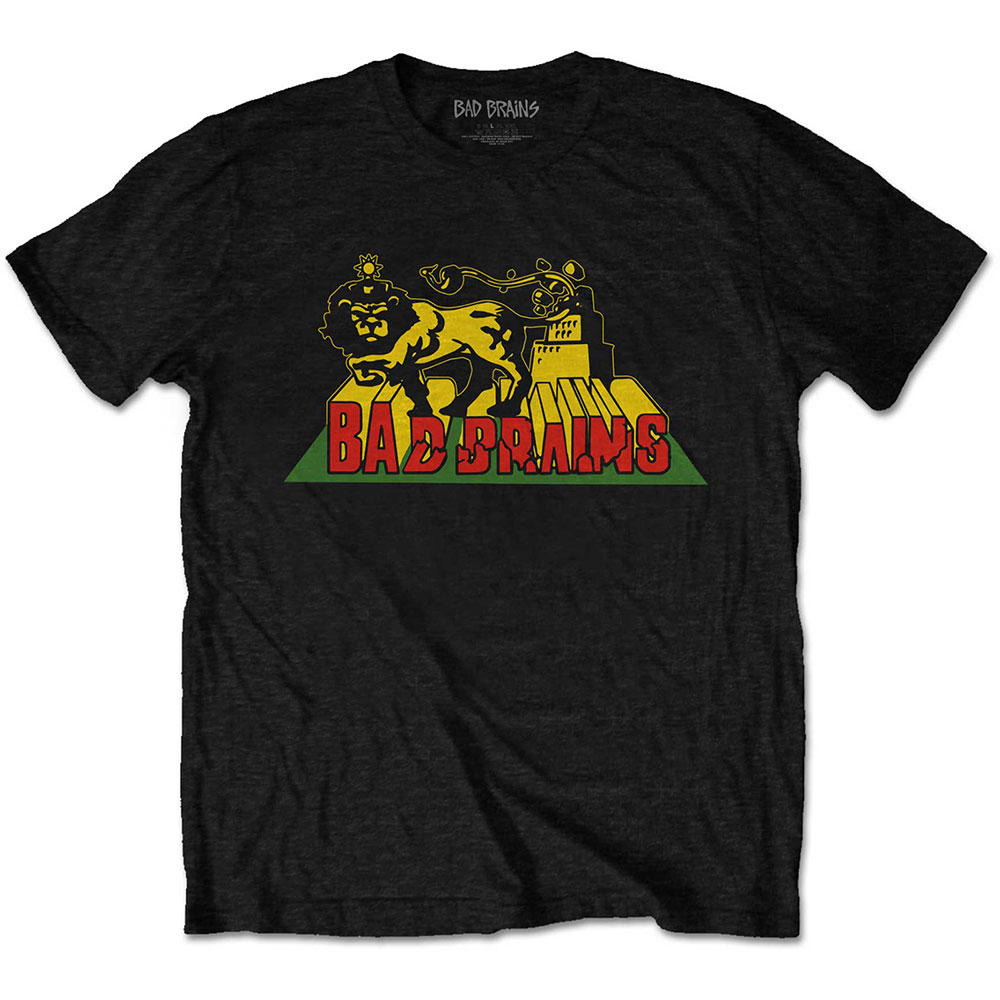 Tričko Bad Brains - Lion Crush, Unisex,Čierna,XXL