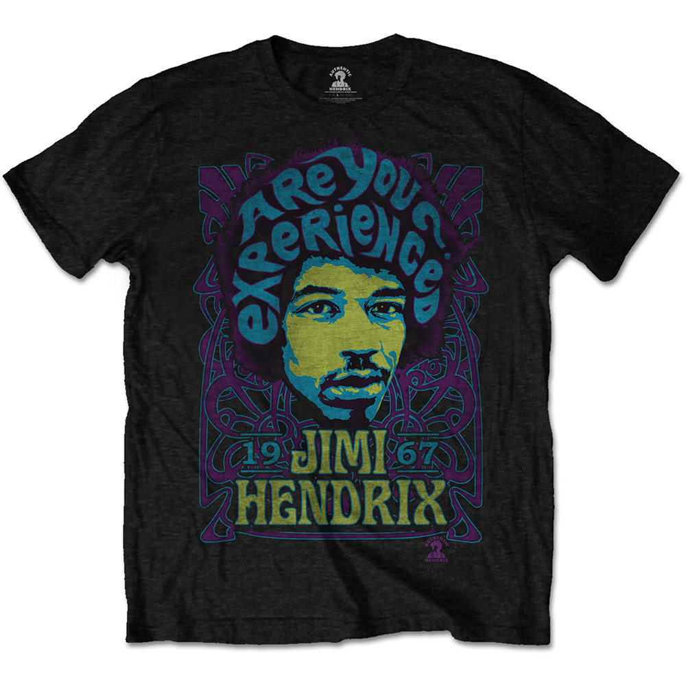 Tričko Jimi Hendrix - Experienced, Unisex,Čierna,XL