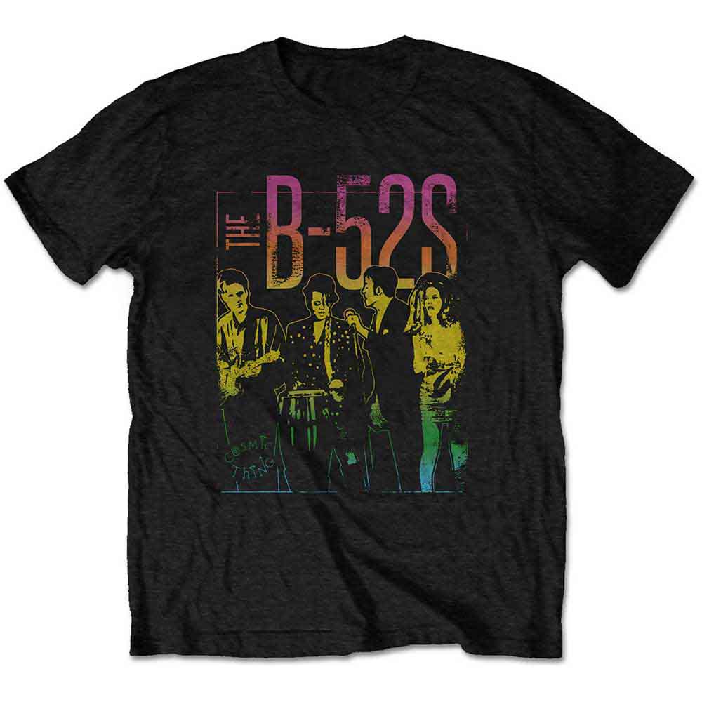 Tričko The B-52's - Cosmic Thing, Unisex,Čierna,XXL