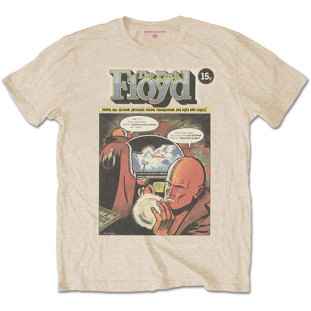 Tričko Pink Floyd - Comic, Unisex,Natural,XXL