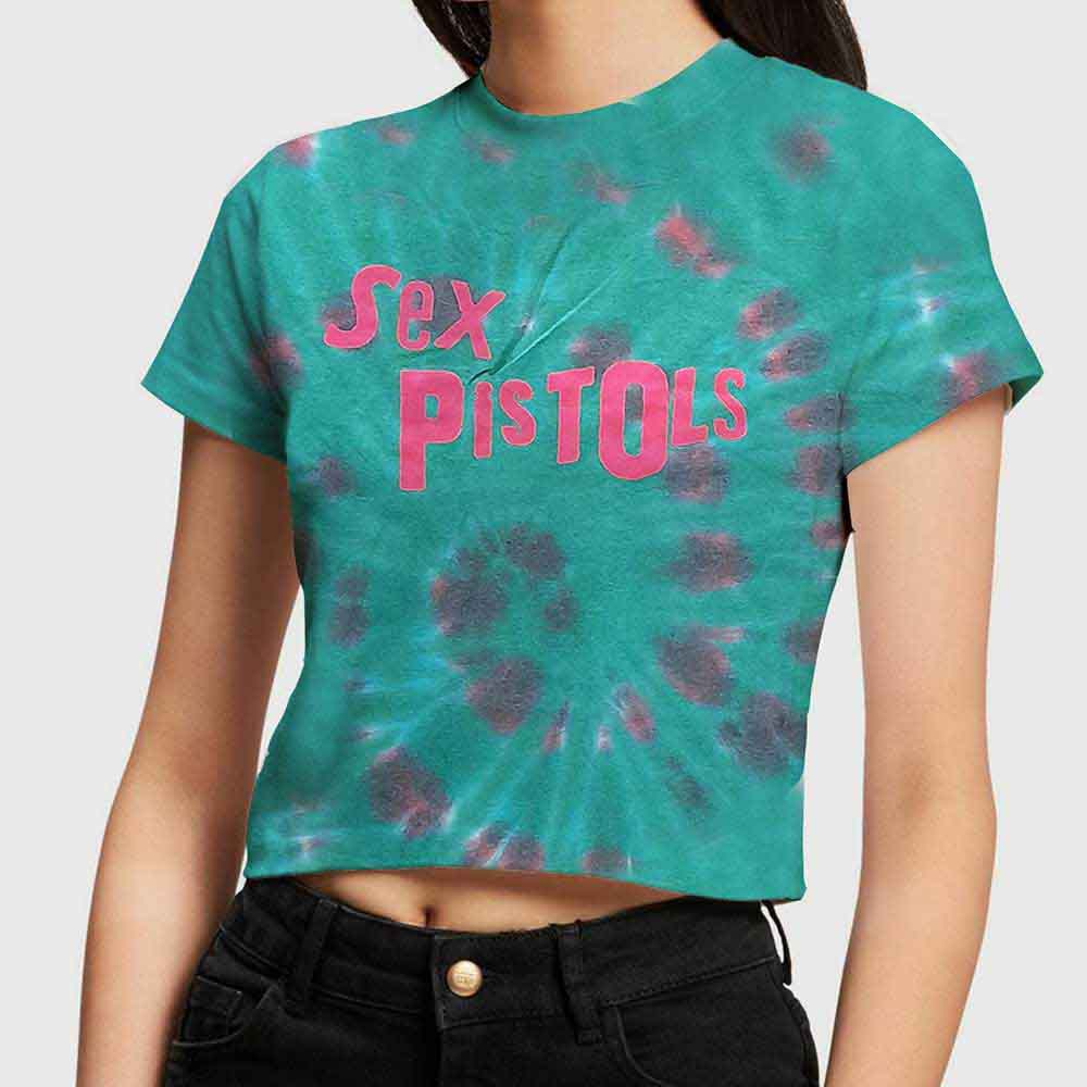 Tielko Sex Pistols - Logo, Žena,Zelená,XXL