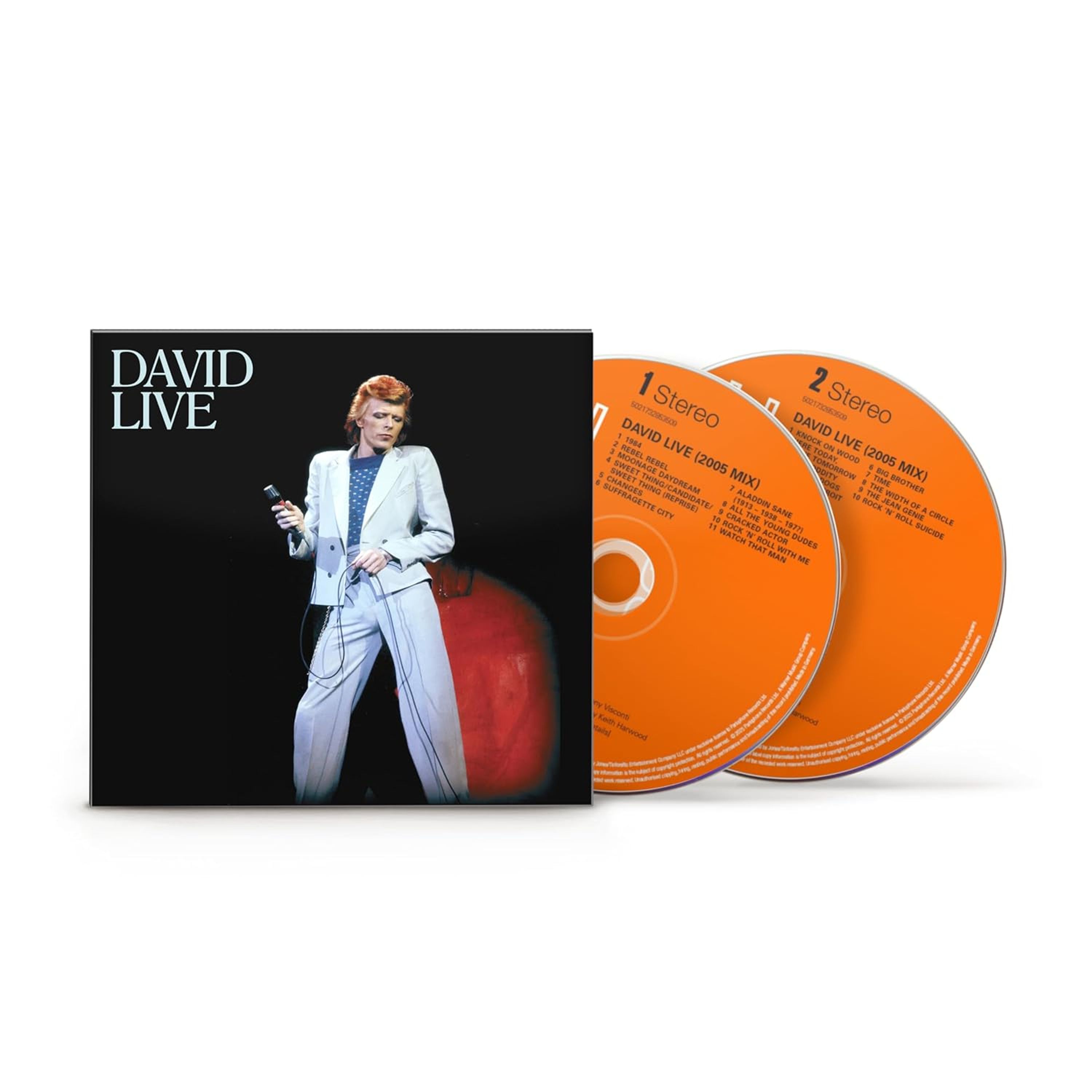 CD David Bowie - DAVID (LIVE, 2016 REMASTER)