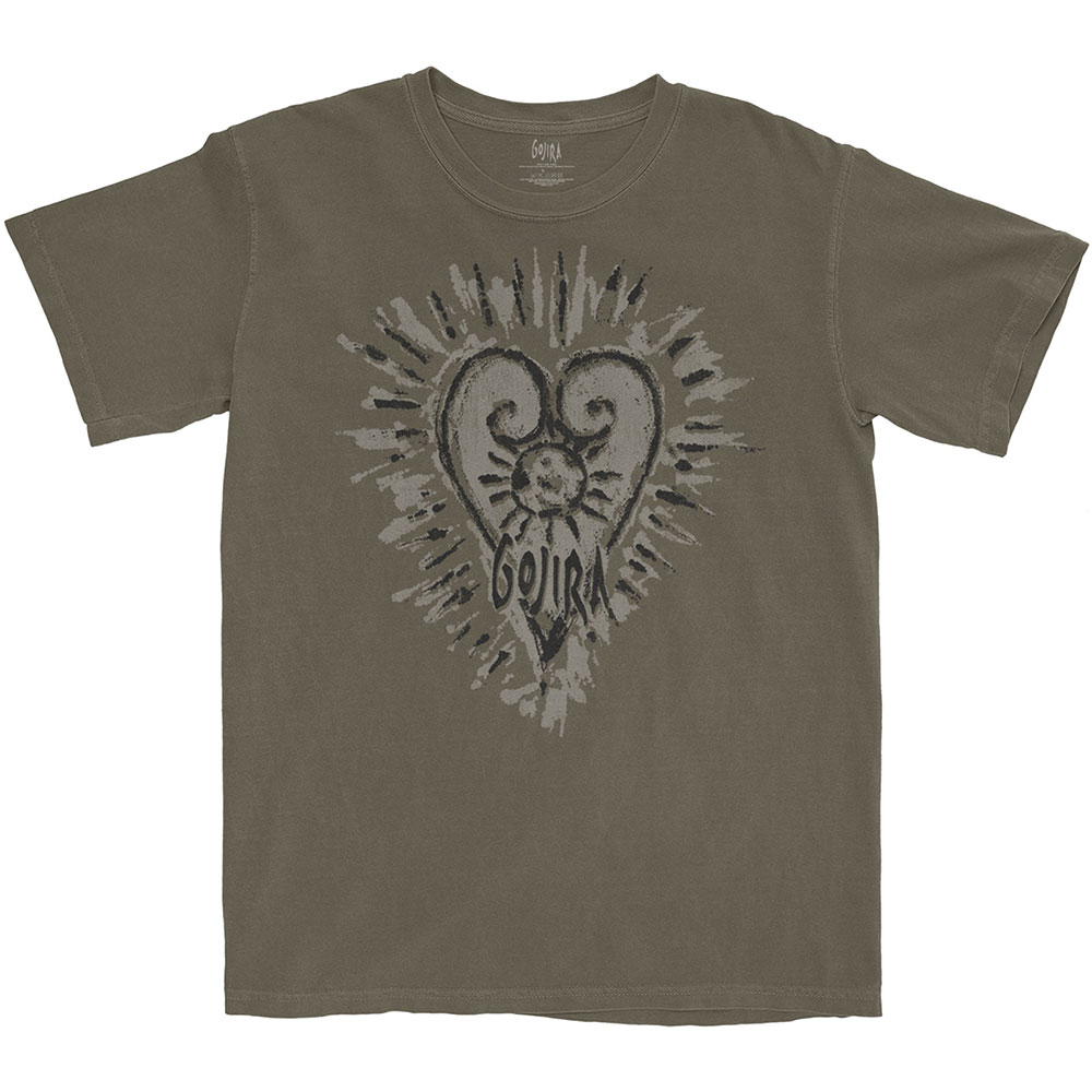 Tričko Gojira - Fortitude Heart, Unisex,Čierna,XXL