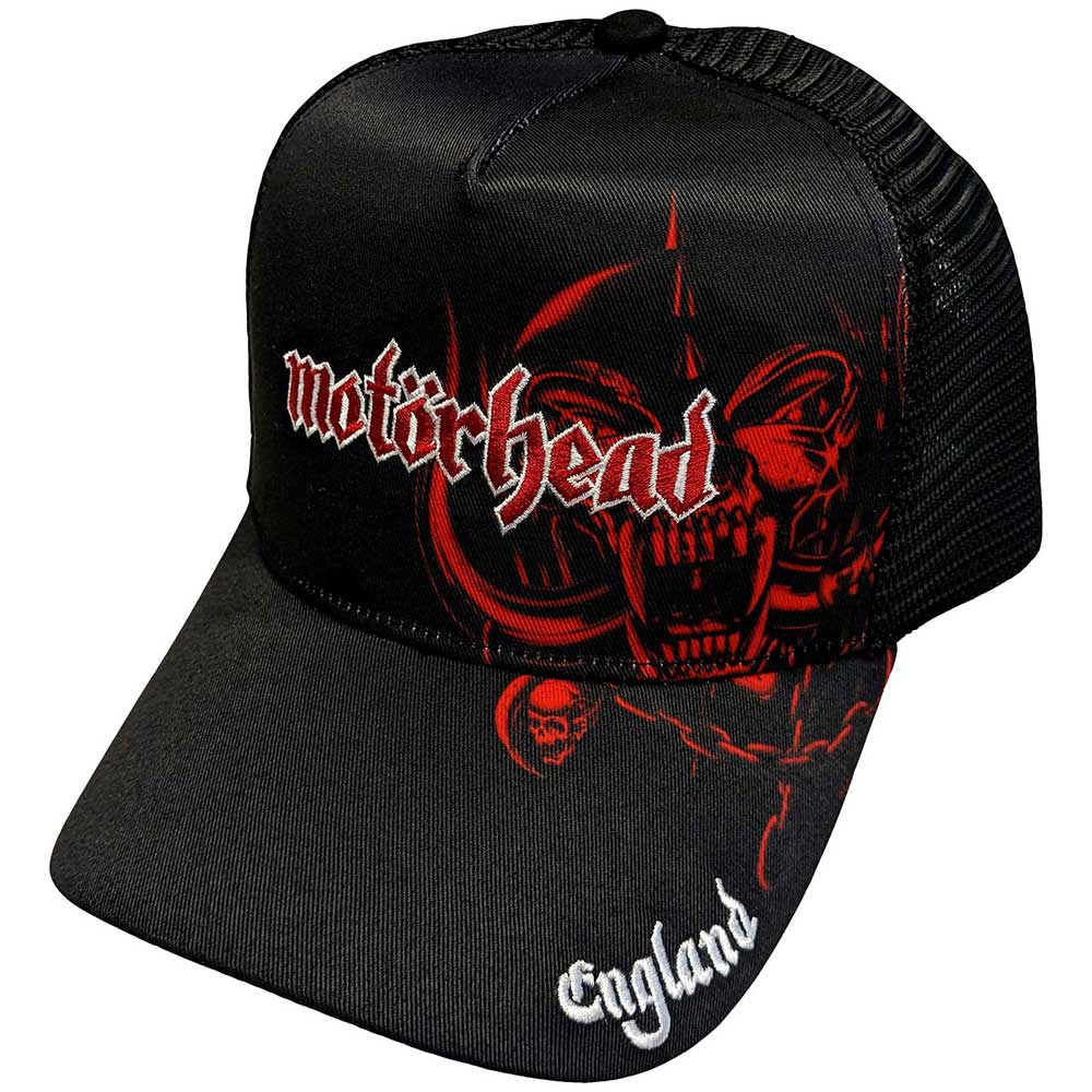 Šiltovka Motörhead - England Red Warpig, Unisex,Čierna,Univerzálna