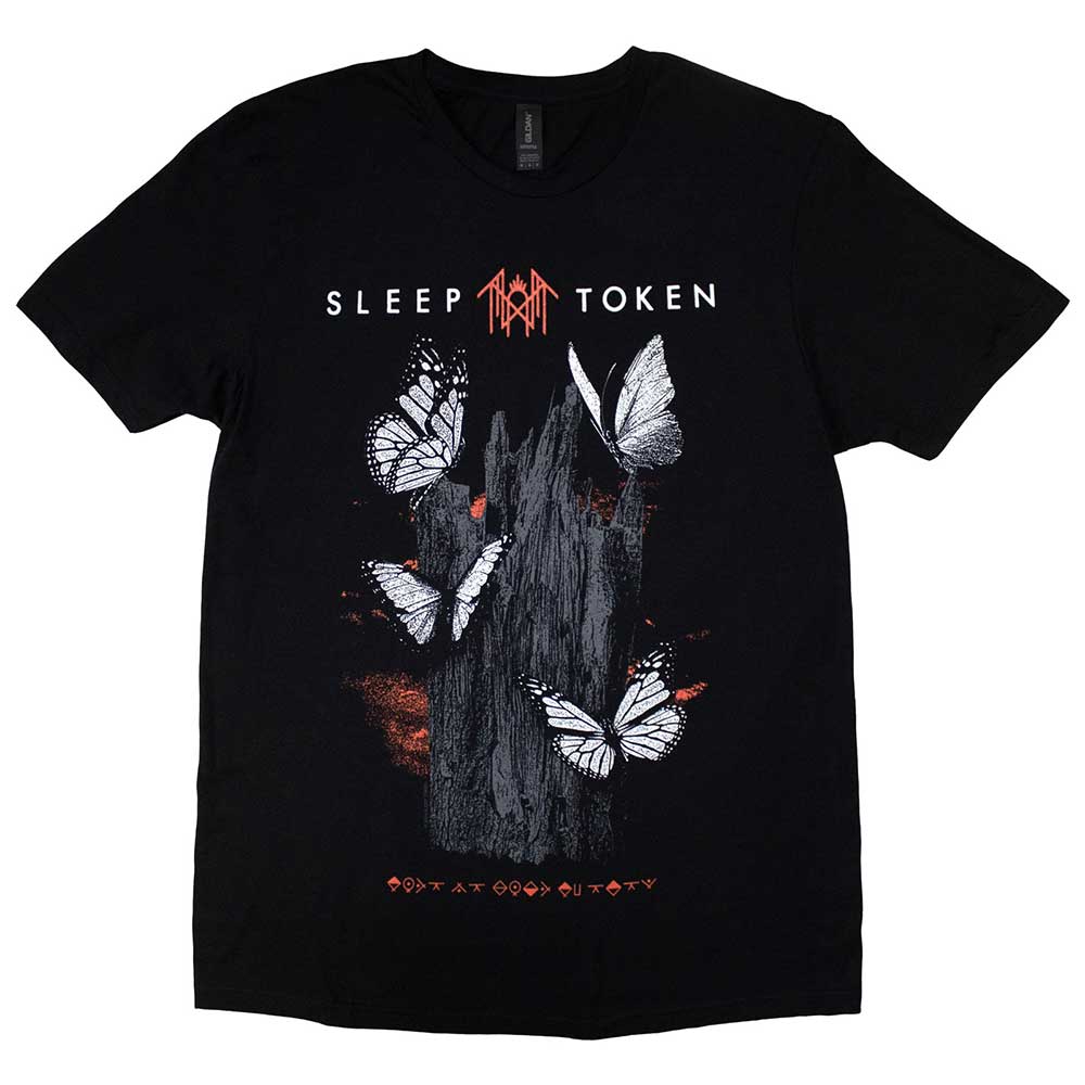 Tričko Sleep Token - Butterflies, Unisex,Čierna,S