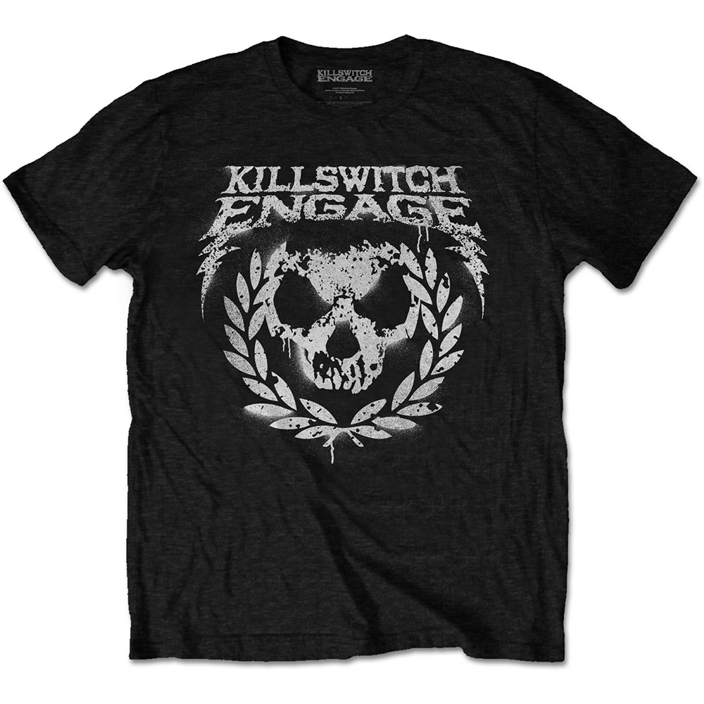 Tričko Killswitch Engage - Skull Spraypaint, Unisex,Čierna,XXL
