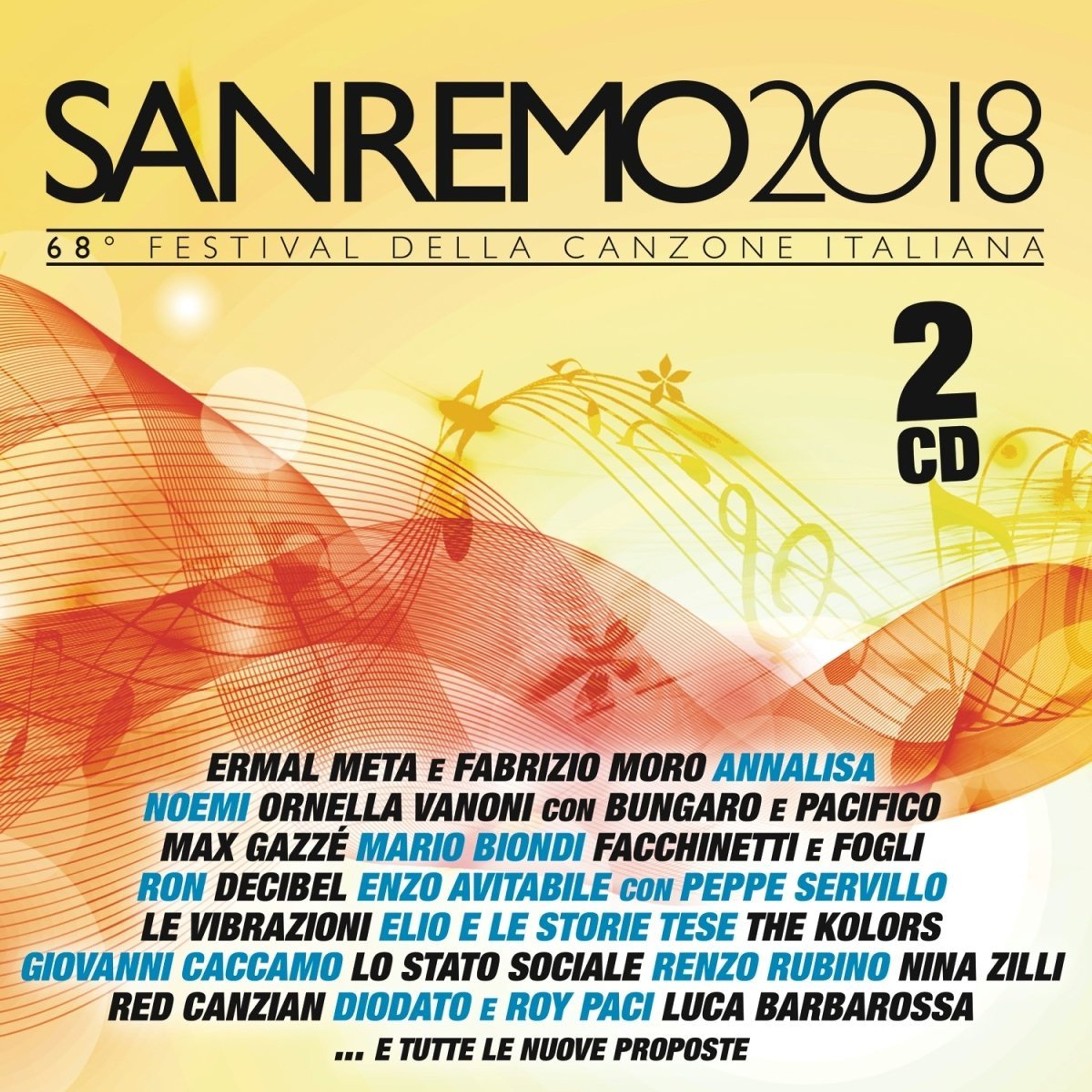 CD Various Artists - SANREMO 2018