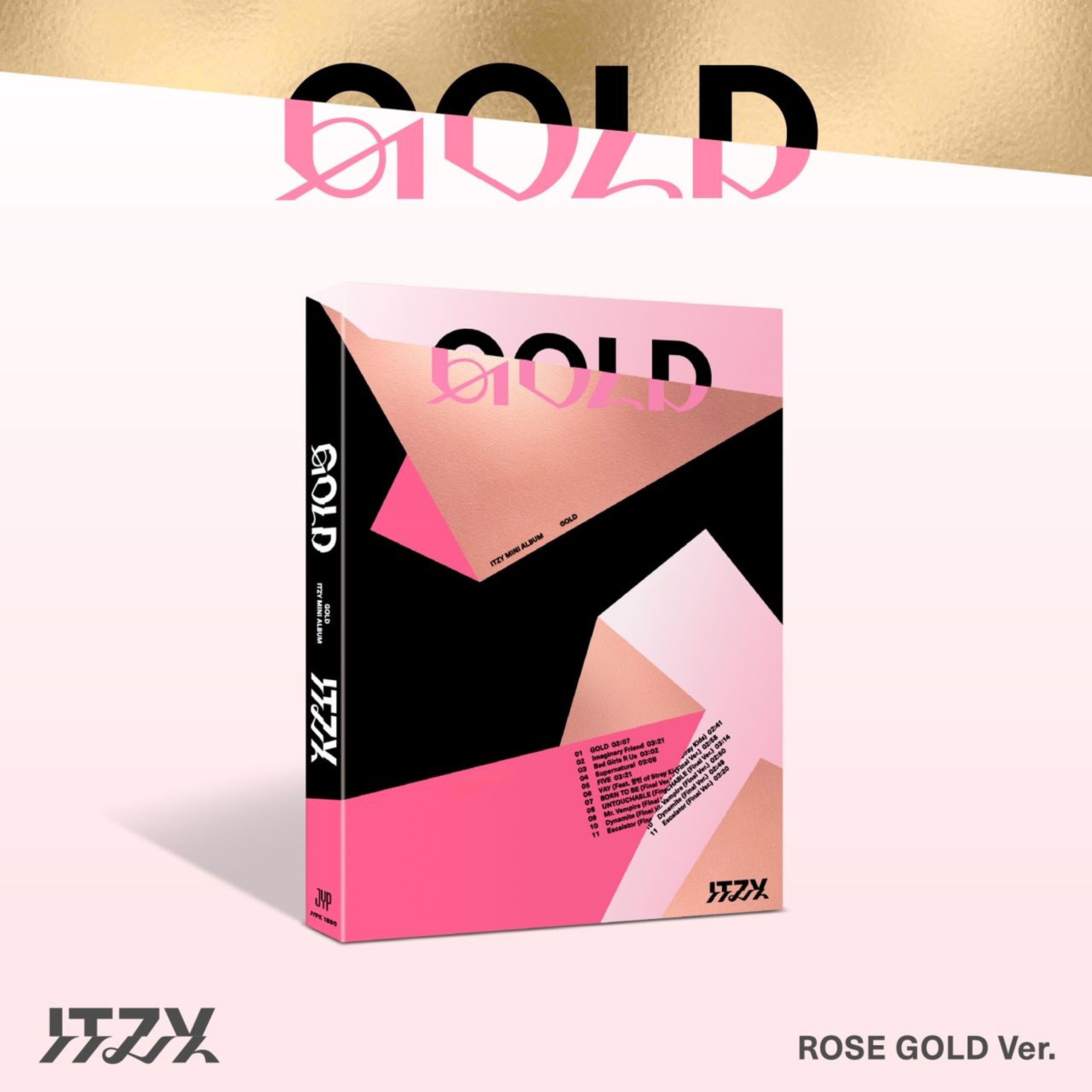 CD Itzy - GOLD (ROSE GOLD VER.)