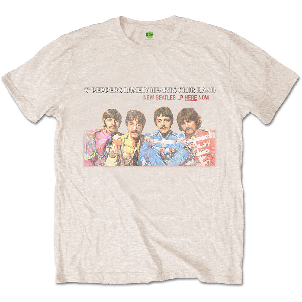 Tričko The Beatles - LP Here Now, Unisex,Natural,XXL