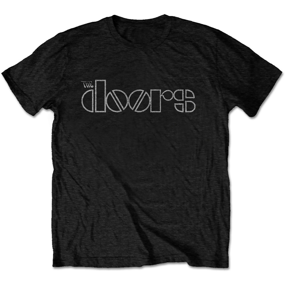 Tričko The Doors - Logo, Unisex,Čierna,XXL
