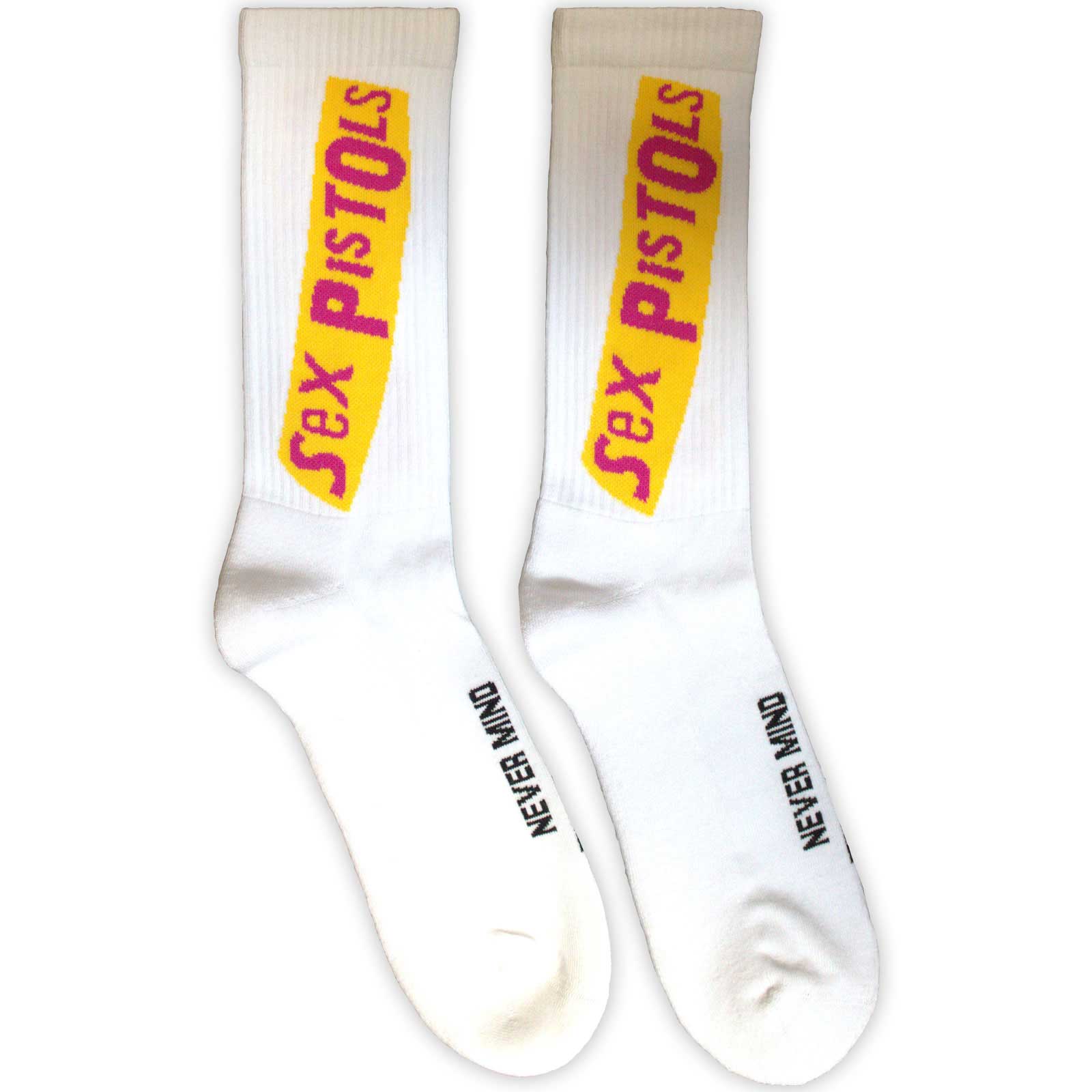 Ponožky Sex Pistols - Never Mind The Bollocks, Unisex,Biela,UK 7 - 11