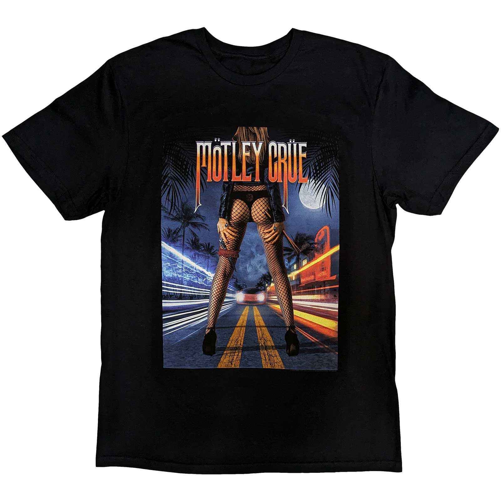 Tričko Motley Crue - Miami, Unisex,Čierna,XXL