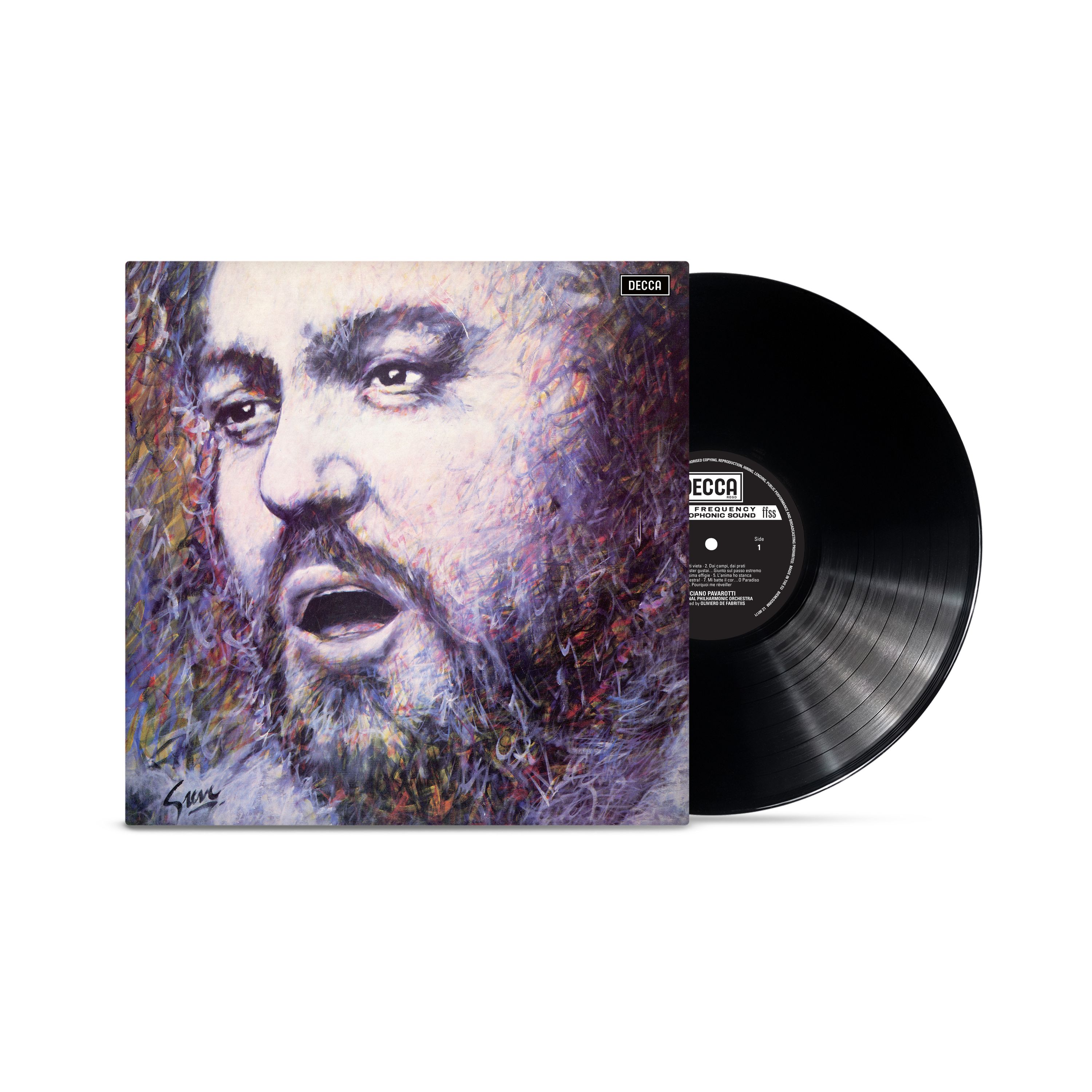 Vinyl Luciano Pavarotti - VERISMO ARIAS