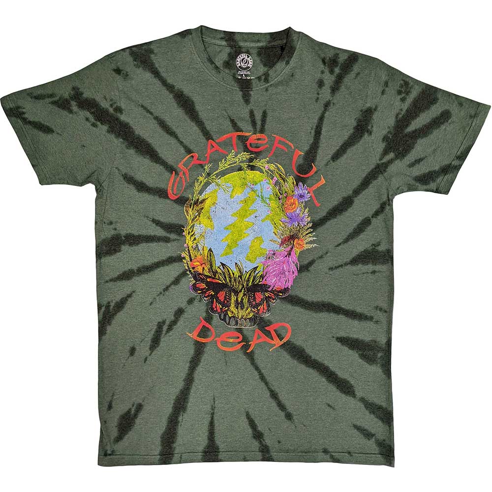 Tričko Grateful Dead - Forest Dead, Unisex,Zelená,XXL