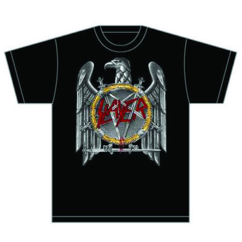 Tričko Slayer - Silver Eagle, Unisex,Čierna,XXL
