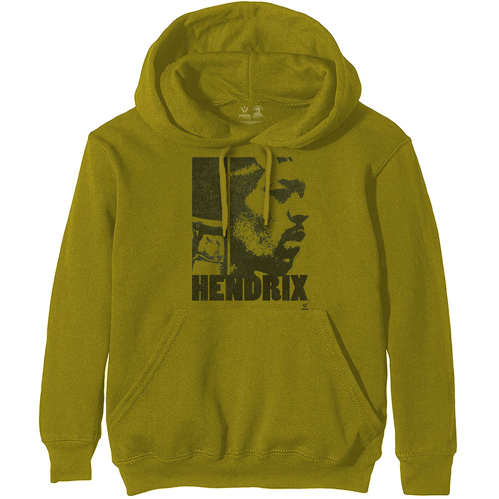 Mikina Jimi Hendrix - Let Me Live, Unisex,Zelená,3XL