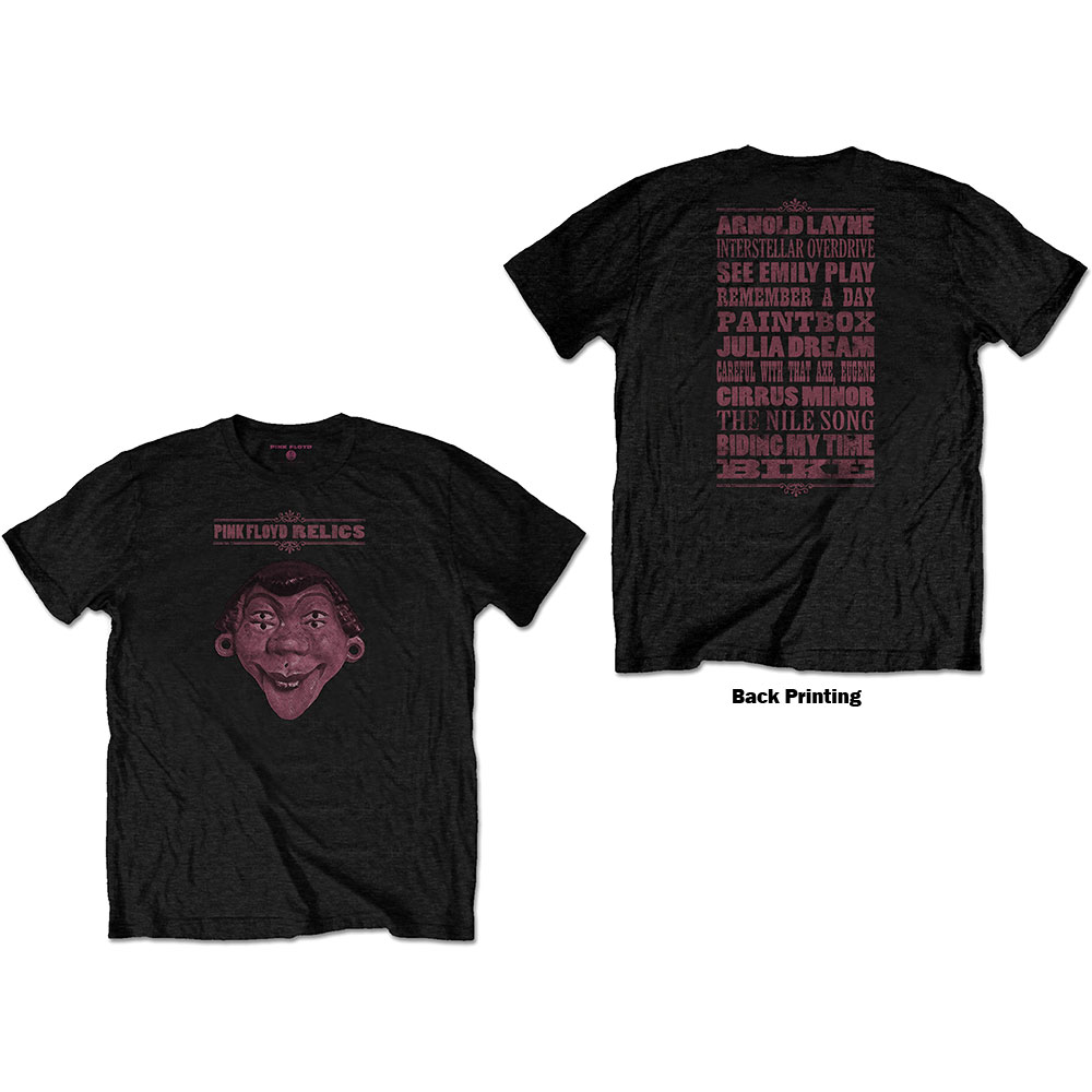 Tričko Pink Floyd - Relics, Unisex,Čierna,XXL