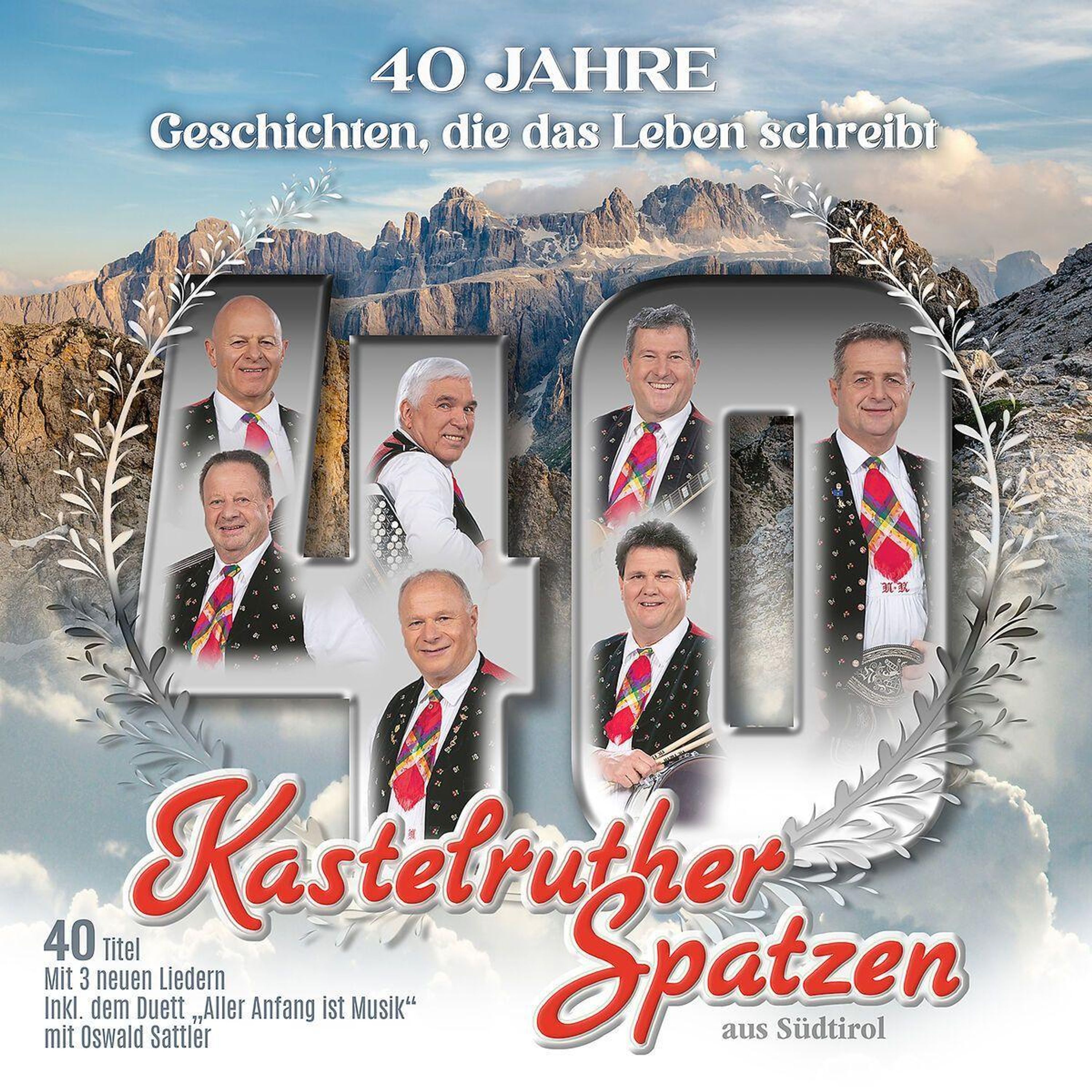 CD - 40 JAHRE - GESCHICHTEN, DIE DAS LEBEN SCHREIBT