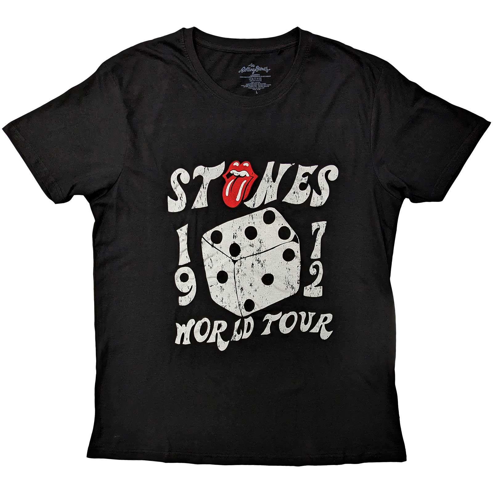 Tričko The Rolling Stones - Dice Tour '72, Unisex,Čierna,XXL