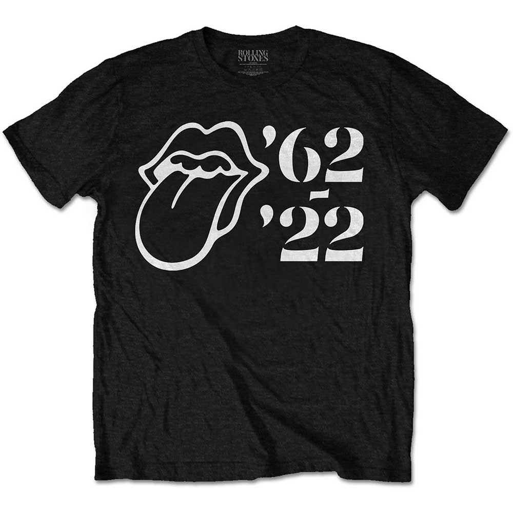Tričko The Rolling Stones - Sixty Outline '62 - '22, Unisex,Čierna,XXL