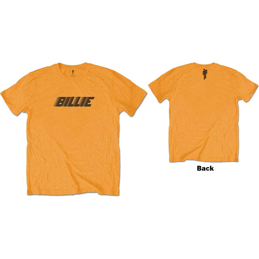 Tričko Billie Eilish - Racer Logo & Blohsh, Dieťa,Oranžová,12 – 14 rokov