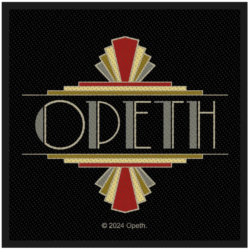 Nažehlovačka Opeth - Art Deco Logo