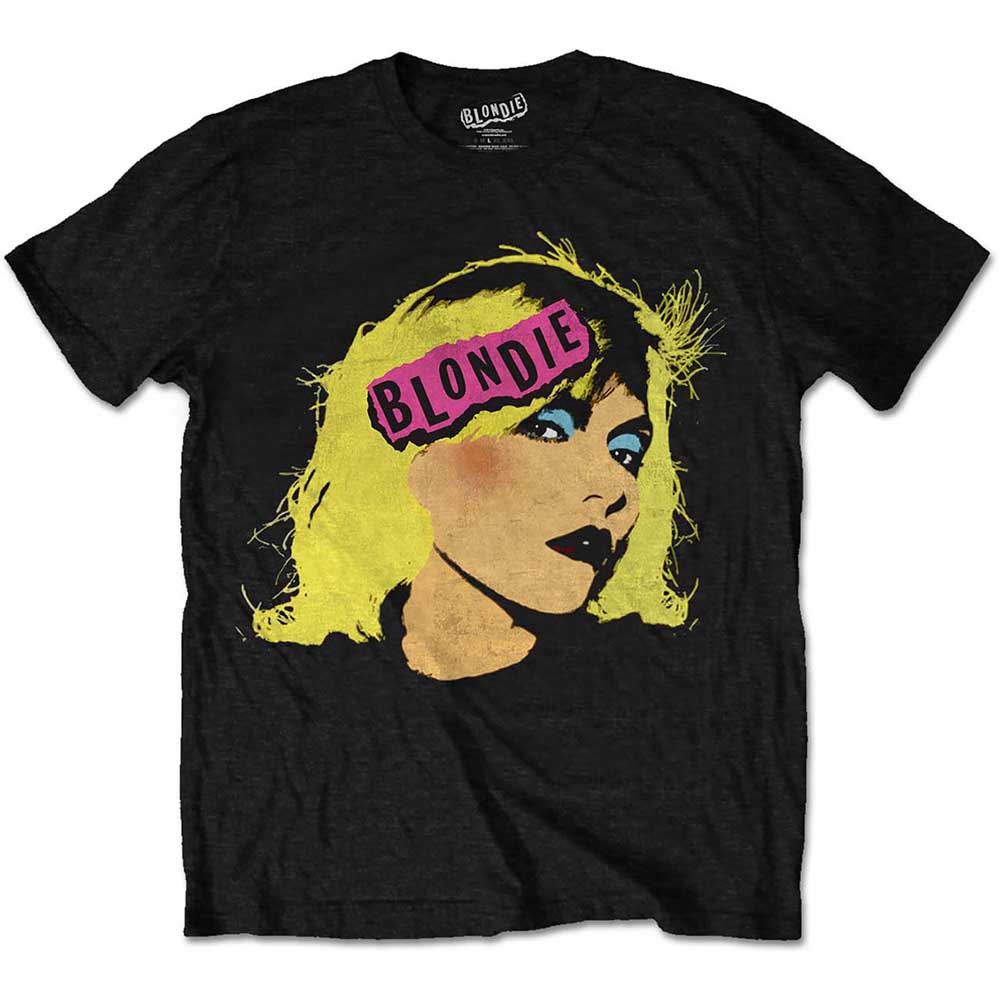Tričko Blondie - Punk Logo, Unisex,Čierna,XXL