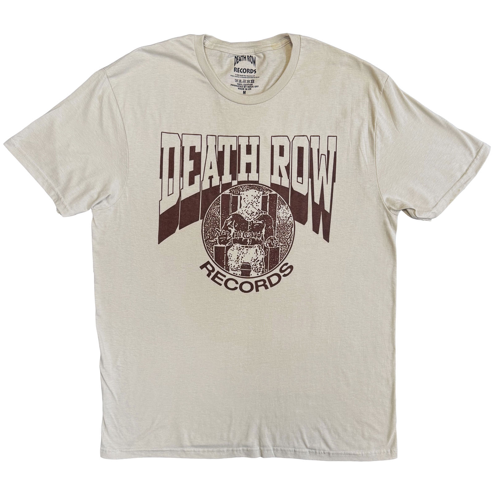 Tričko Death Row records - Execution Circle Mono, Unisex,Natural,XXL