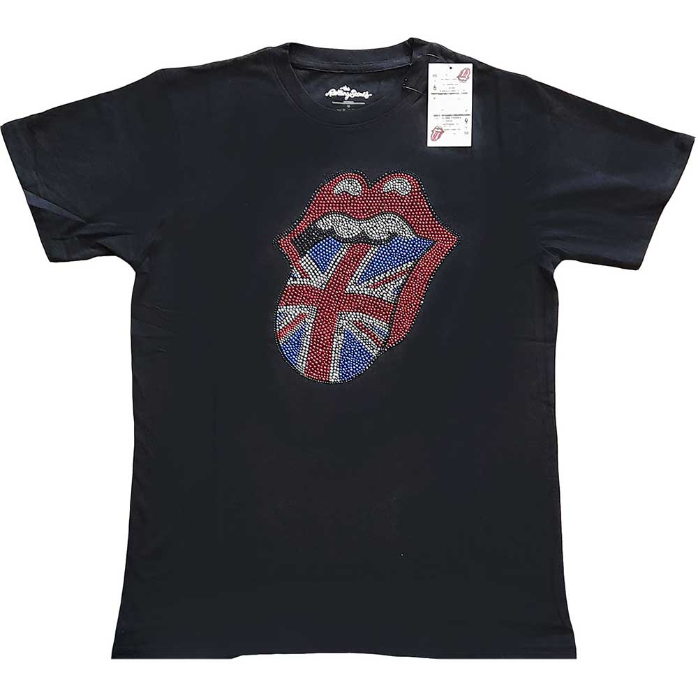 Tričko The Rolling Stones - Classic UK, Unisex,Čierna,XXL