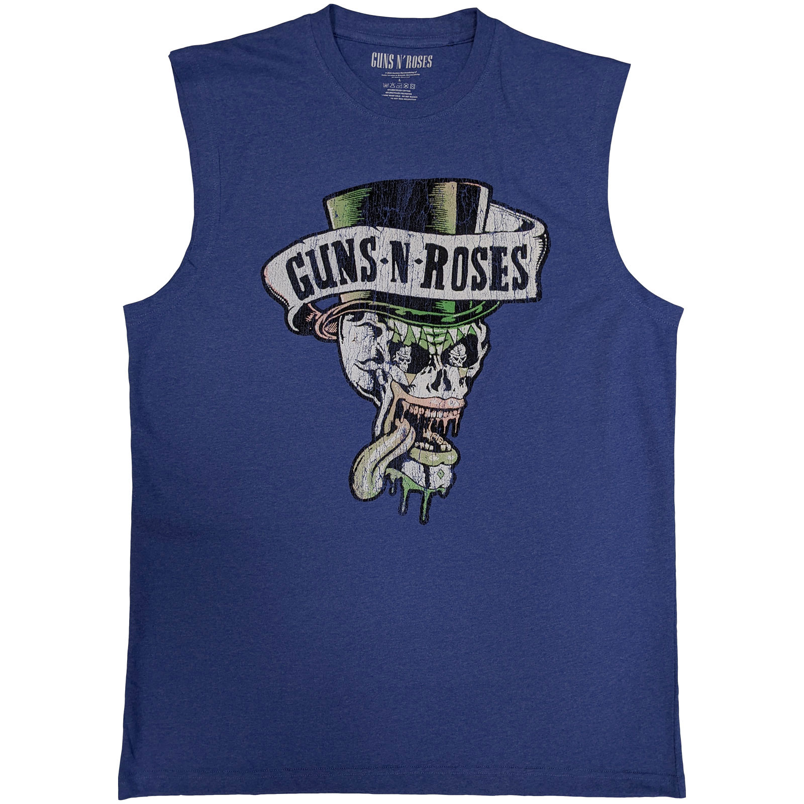 Tielko Guns N’ Roses - Top Hat & Tongue, Unisex,Fialová,XXL