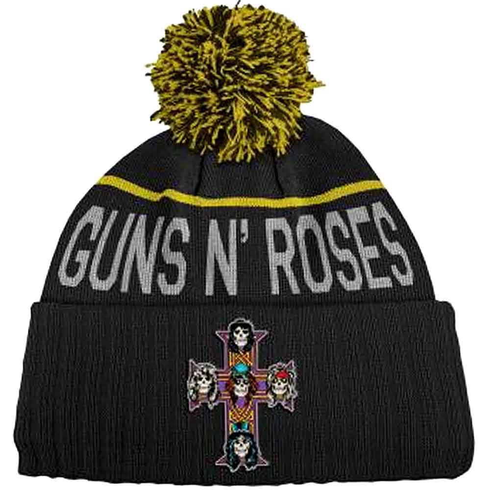 Čapica Guns N’ Roses - Cross, Unisex,Žltá,Univerzálna