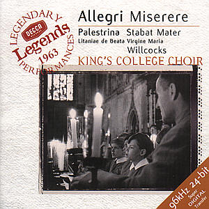 CD Sir David Willcocks - MISERERE/STABAT MATER/AJ.