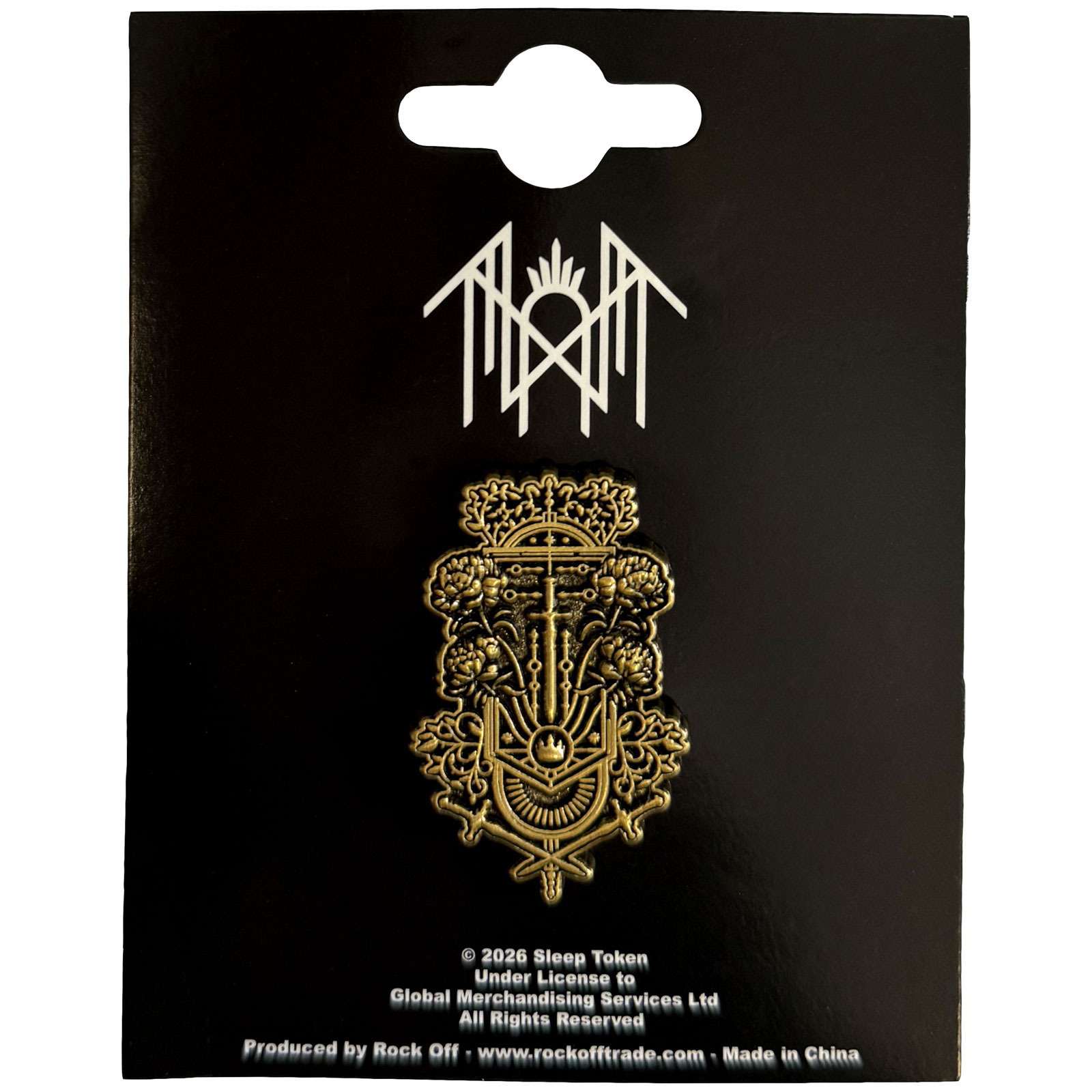 Odznak Sleep Token - Damocles