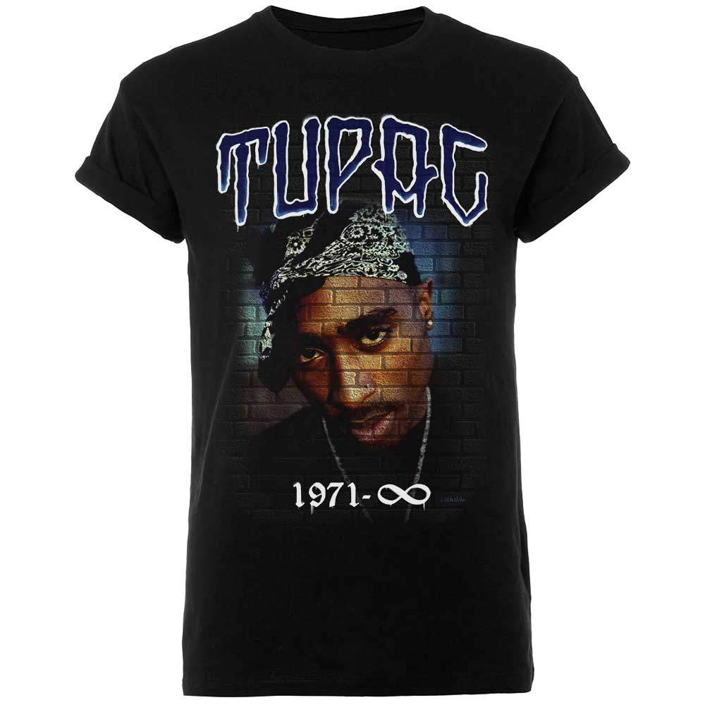 Tričko 2Pac - Mural 1971, Unisex,Čierna,XXL
