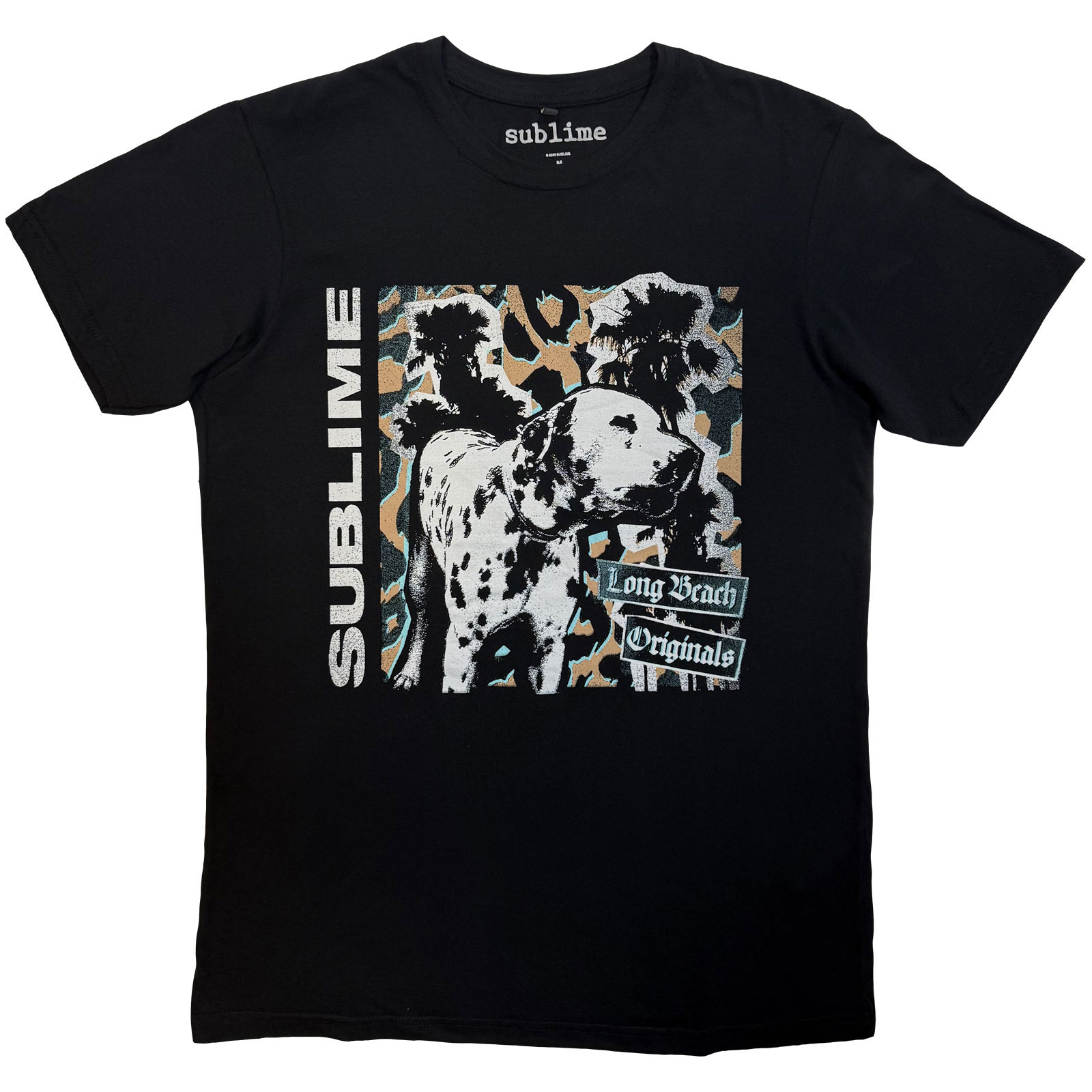 Tričko Sublime - Long Beach Originals, Unisex,Čierna,XL