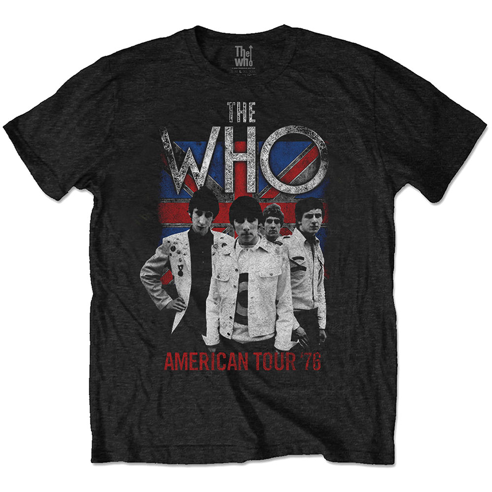 Tričko The Who - American Tour '79, Unisex,Čierna,XL