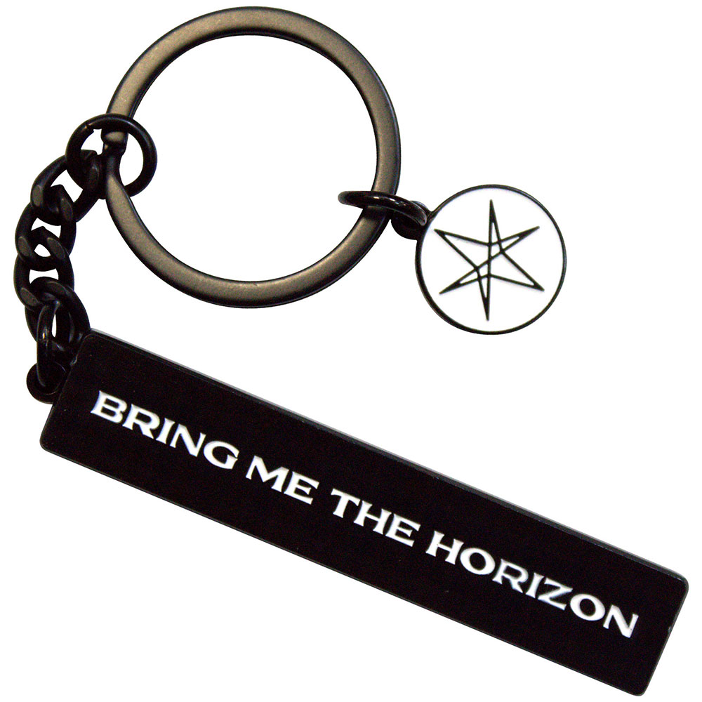 Kľúčenka Bring me the horizon - Text Logo 6-Point Star Charm