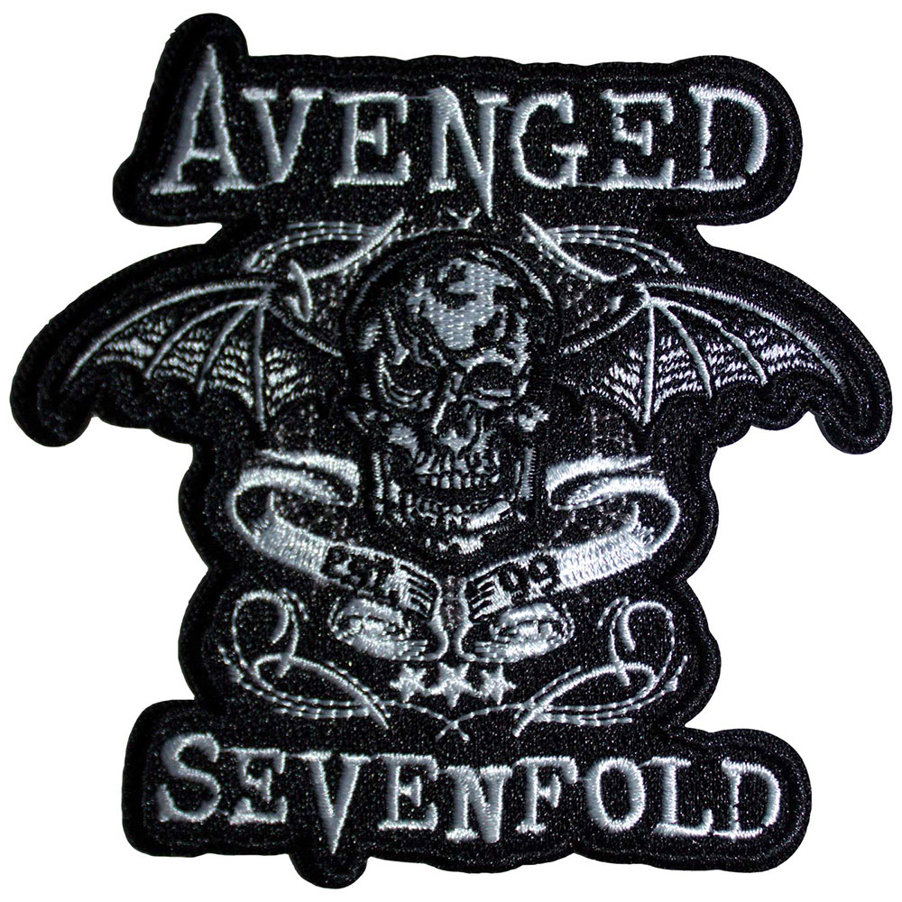 Nažehlovačka Avenged Sevenfold A7X - Deathbat Banner Cut-Out