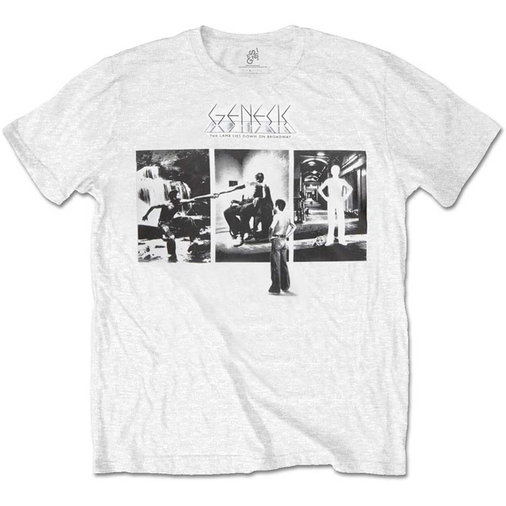 Tričko Genesis - The Lamb Lies Down on Broadway, Unisex,Biela,S