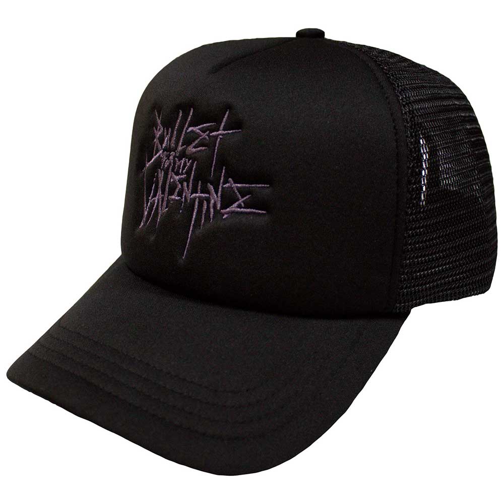 Šiltovka Bullet for My Valentine - Purple Logo, Unisex,Čierna,Univerzálna