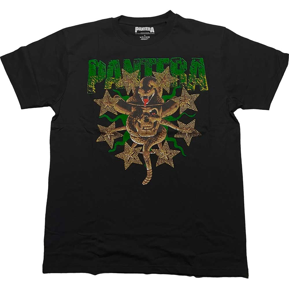 Tričko Pantera - Skull & Snake, Unisex,Čierna,XXL