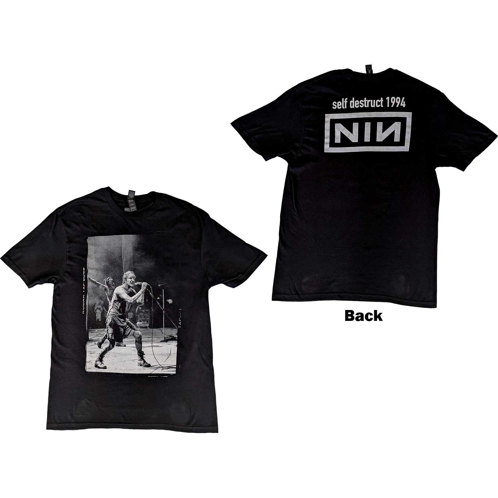 Tričko Nine Inch Nails - Self Destruct '94, Unisex,Čierna,XXL