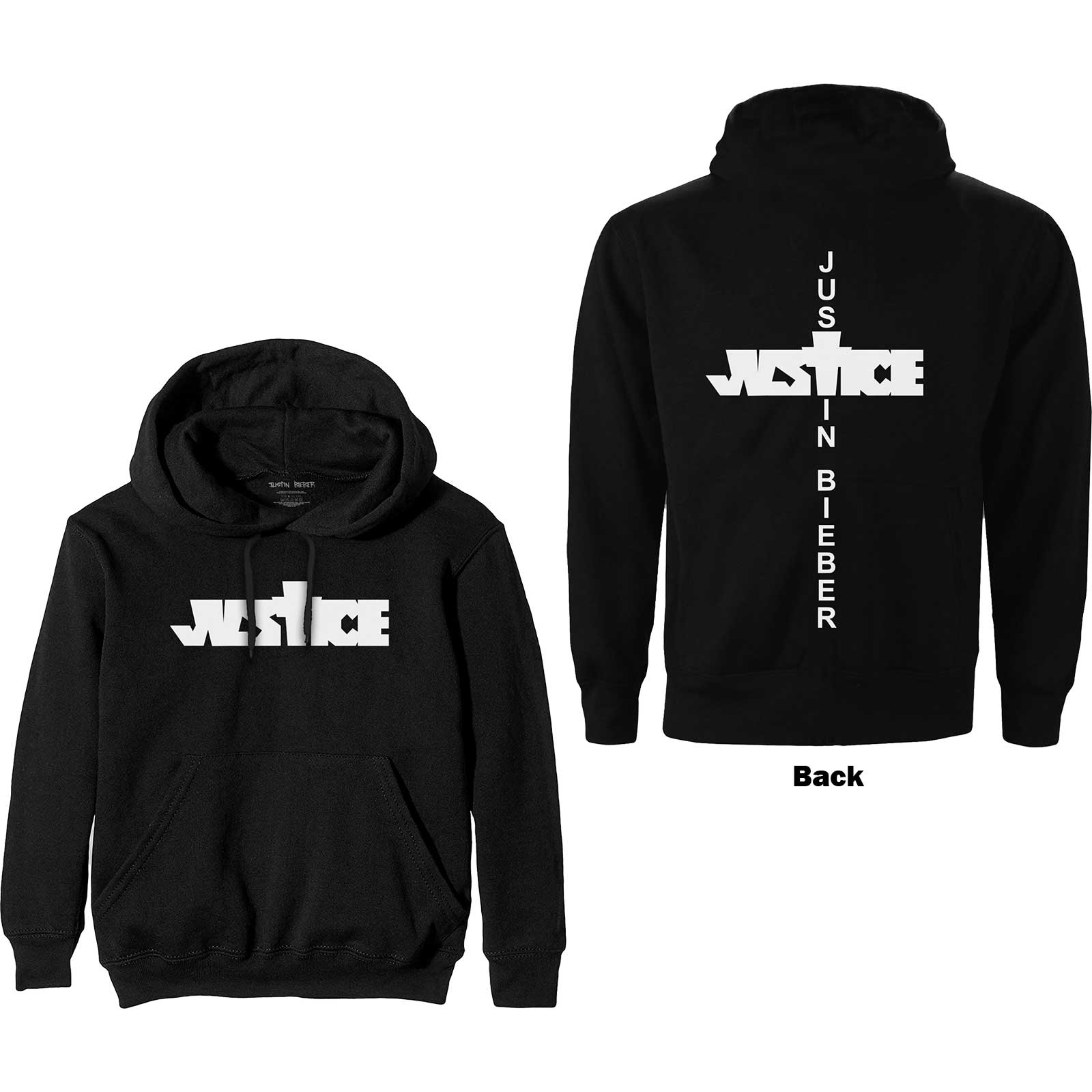 Mikina Justin Bieber - Justice, Unisex,Čierna,M