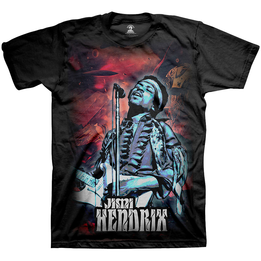 Tričko Jimi Hendrix - Universe, Unisex,Čierna,XXL