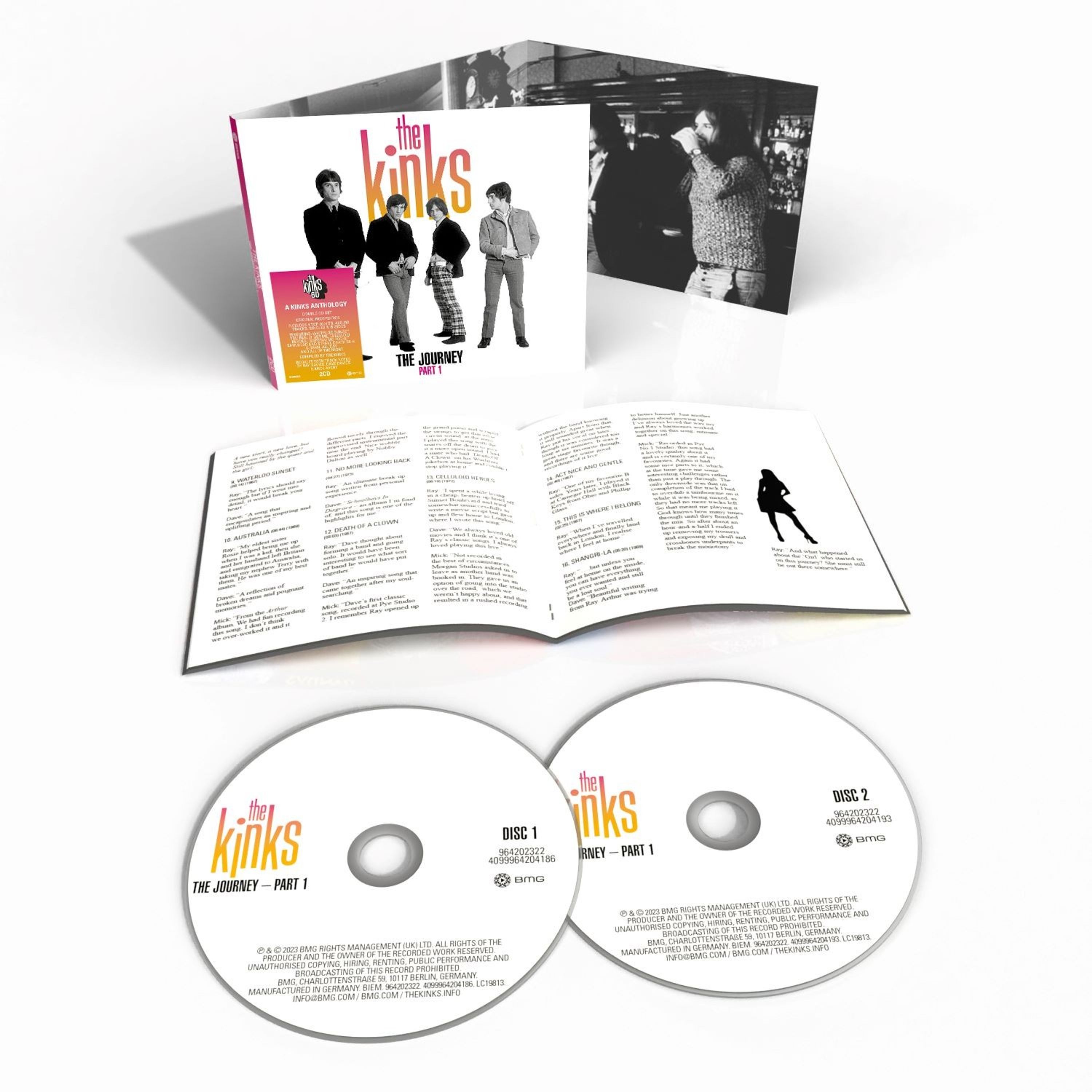 CD The Kinks - THE JOURNEY - PT. 1