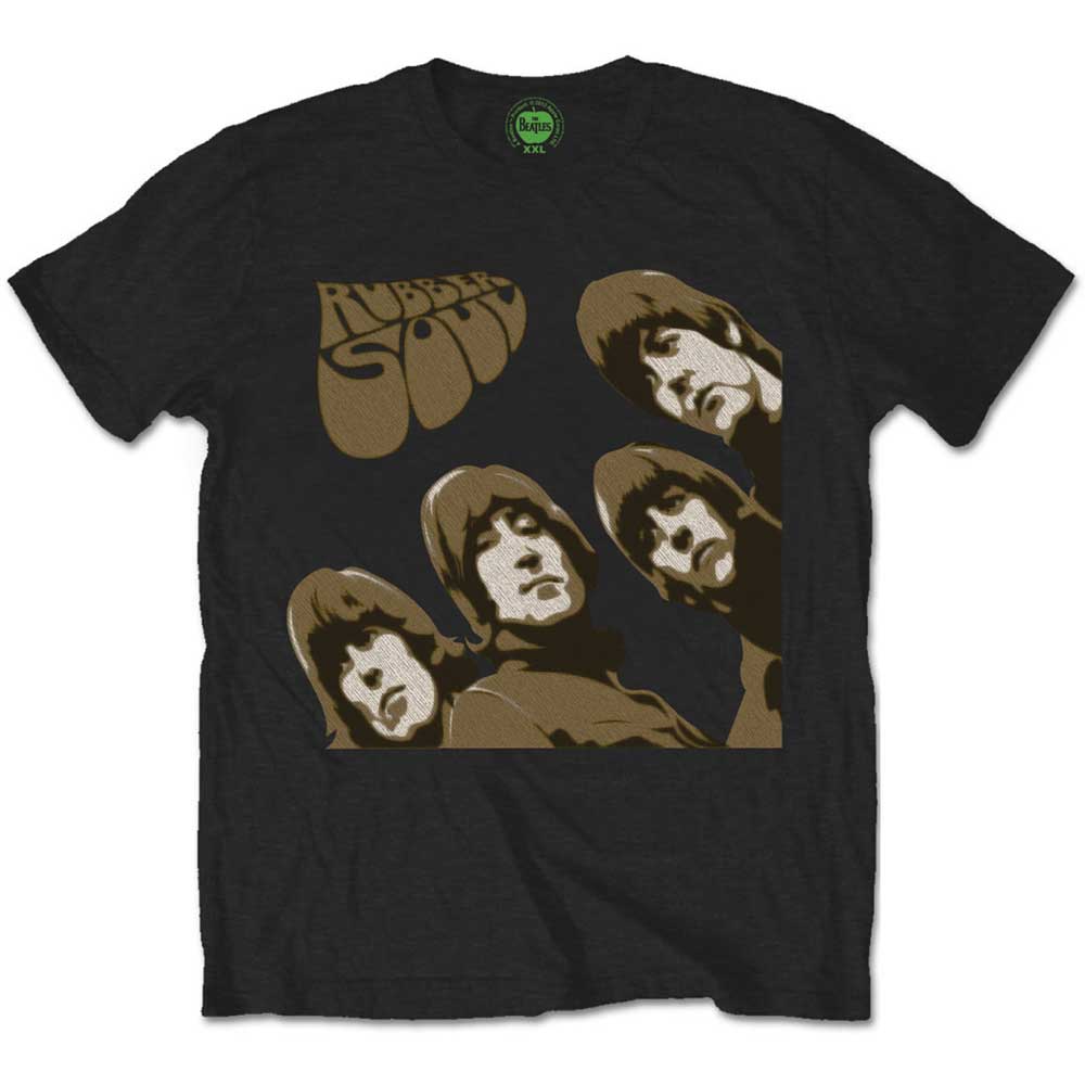 Tričko The Beatles - Rubber Soul Sketch, Unisex,Čierna,XXL