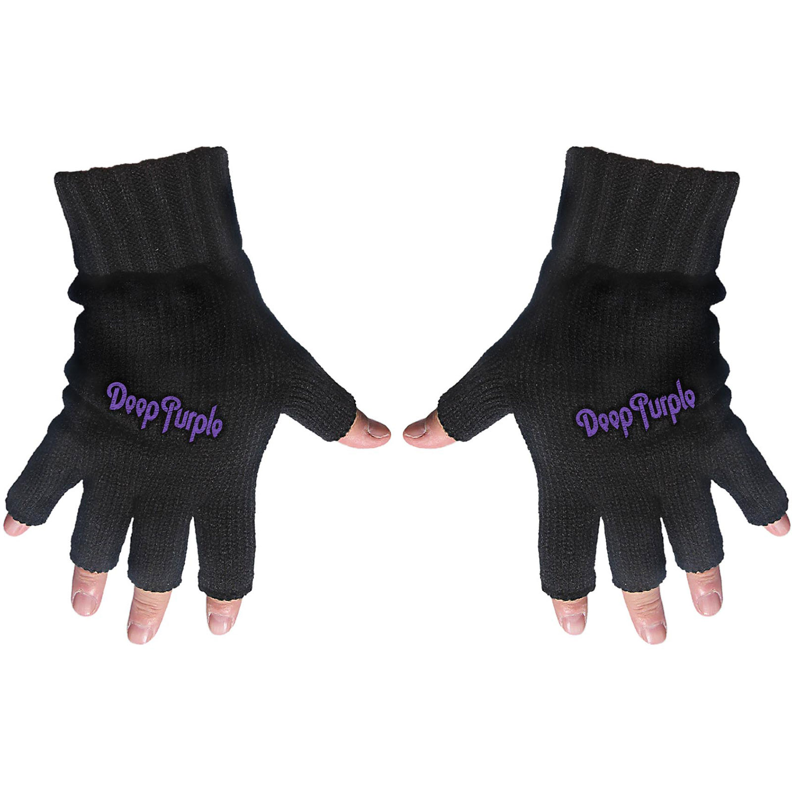 Rukavice Deep Purple - Logo, Unisex,Čierna,Univerzálna