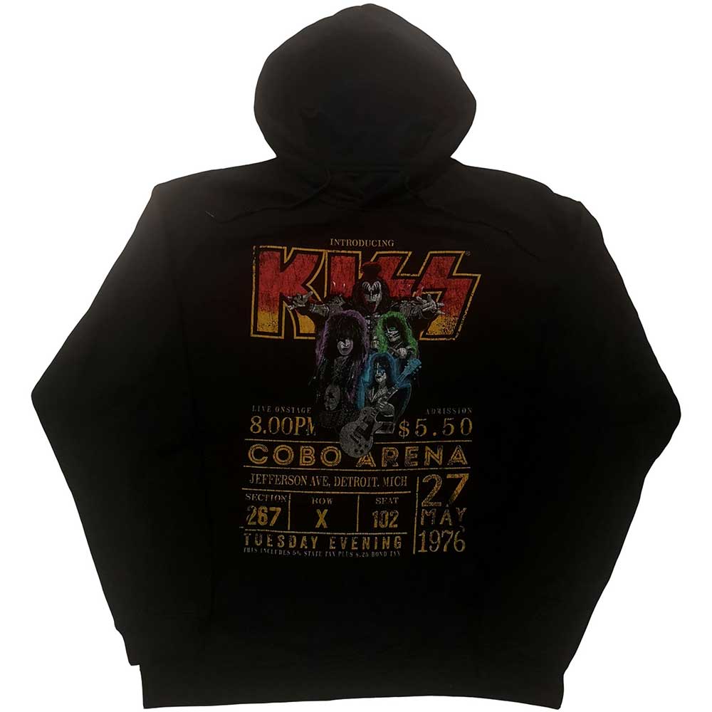Mikina Kiss - Cobra Arena '76, Unisex,Čierna,XS