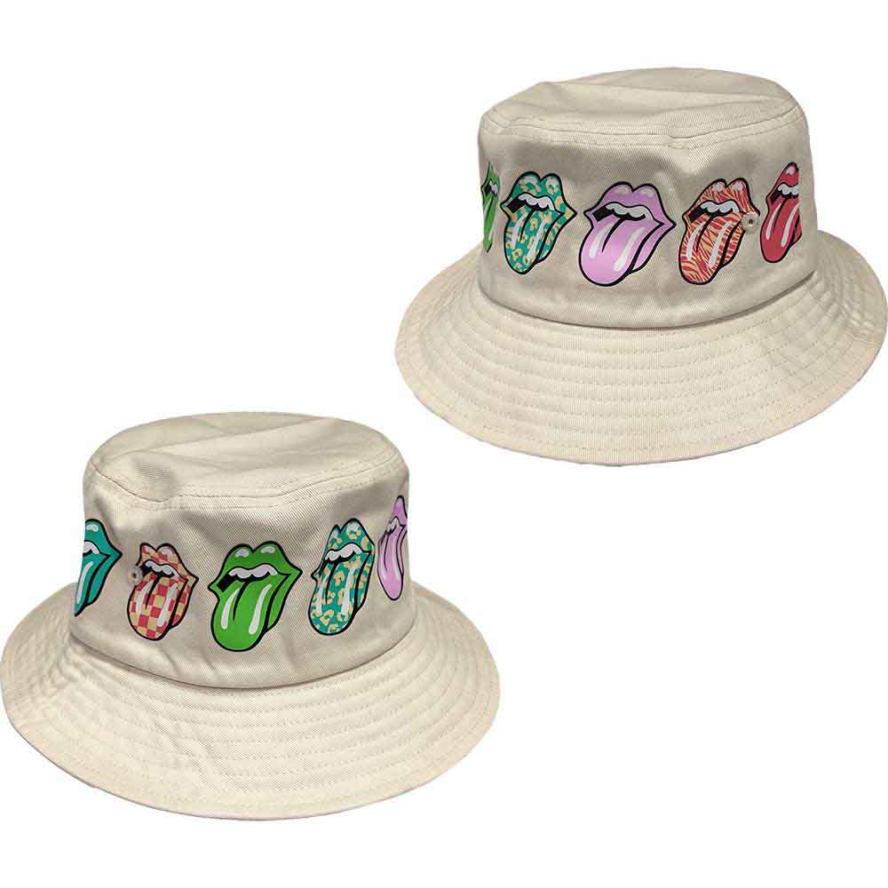 Klobúk The Rolling Stones - Multi-Tongue Pattern, Unisex,Natural,L/XL