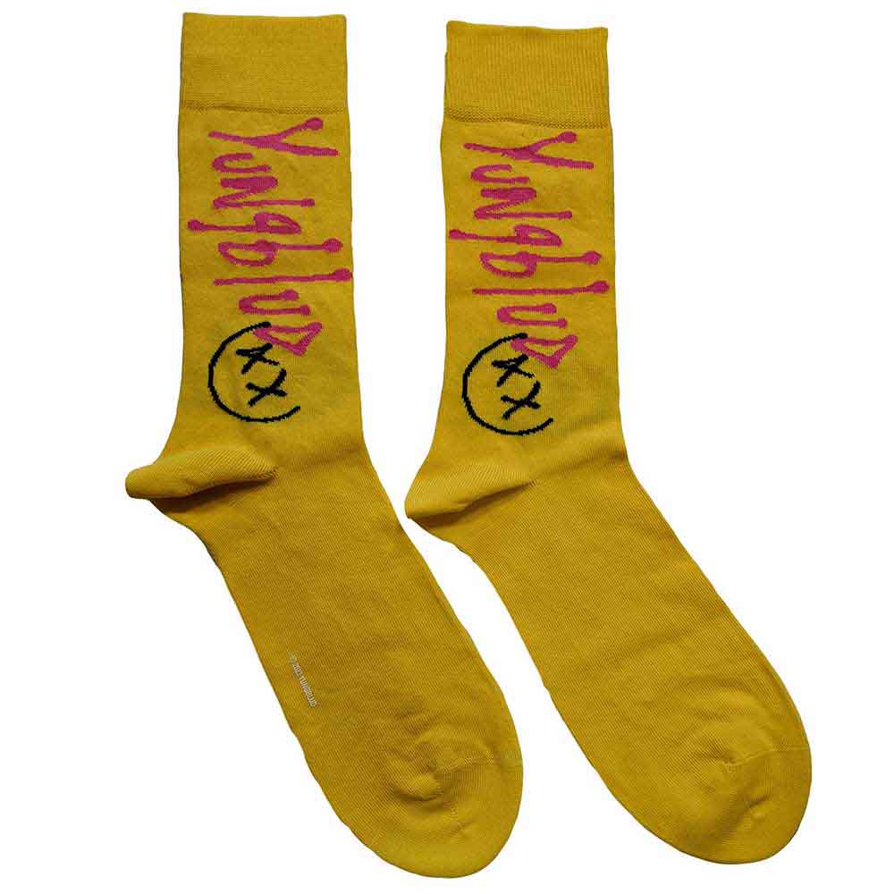 Ponožky Yungblud - Unisex Ankle Socks: VIP (Yellow) (UK Size 7 - 11), Unisex,Žltá,Univerzálna
